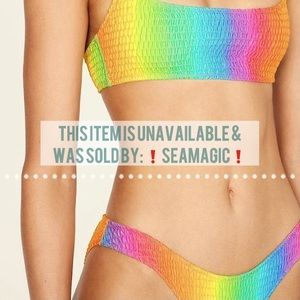 🌺 SOLD 🌺 NEW Triangl Inesa Rainbow Bikini Set